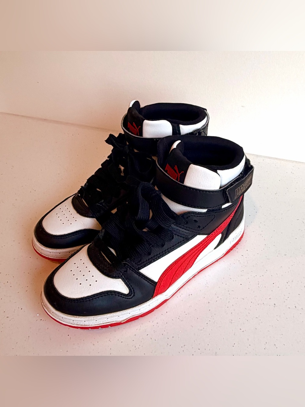 Puma RBD Game Kids High Top Basketball Sneakers - US Youth 4.5
